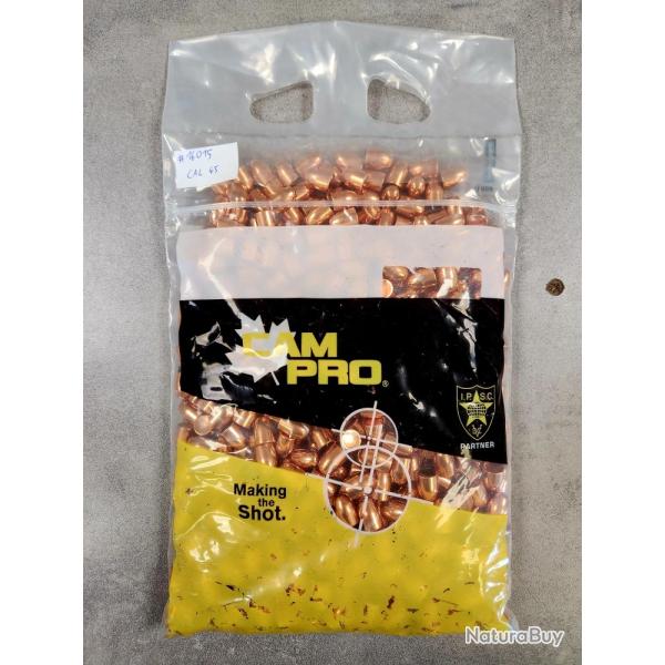OGIVES CAM-PRO CAL.45 .451 230GR FCP RN X 500