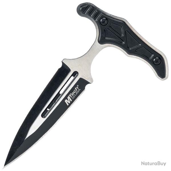 Couteau fixe MTech Push Dagger Black
