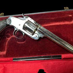 smith and wesson n 3 target calibre 38/44  en coffret d origine