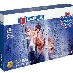 LAPUA cal.308 Win MEGA 185gr - 12 grammes /20