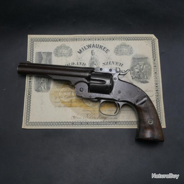 Smith & Wesson Schofield Second Model US Cal. .45 S&W - Matching - Lettre d'Archives Smith Wesson