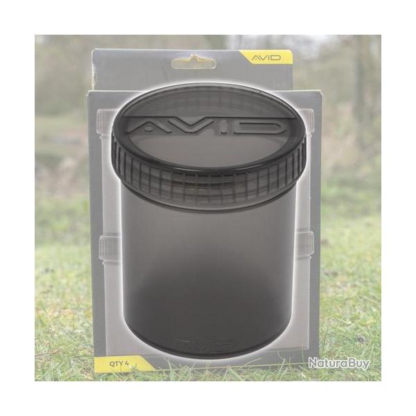 Pot de Trempage Avid Carp Hookbait Pots Large (les 4)