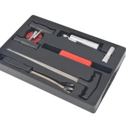 Kit outils enl&egrave;vement pare brise acier tremp&eacute; d&eacute;coupe adh&eacute;sif