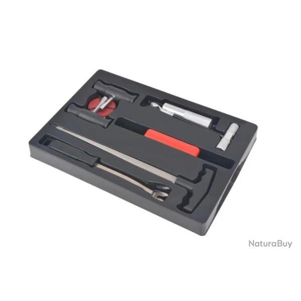 Kit outils enl�vement pare brise acier tremp� d�coupe adh�sif