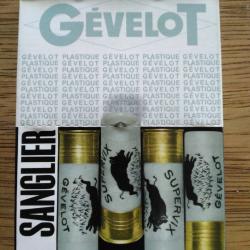 Bo&icirc;te de chevrotine Gevelot supervix calibre 16