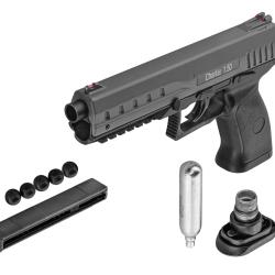 Pistolet Charlie 1,5 Calibre 50 &agrave; balles caoutchouc