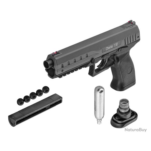 Pistolet Charlie 1,5 Calibre 50 � balles caoutchouc