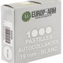 Pastilles autocollantes diam. 15 ou 19 mm Diam.19 mm