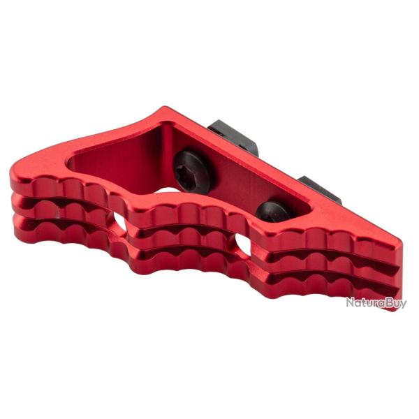 Angle Grip Aluminium CNC M-LOK / Keymod Rouge