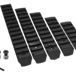 Set de 6 Rails Keymod nylon BO Manufacture 6 Rails Keymod Noirs