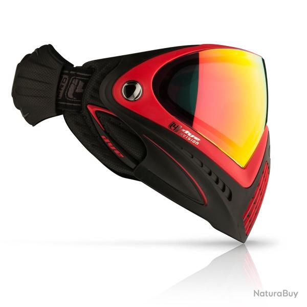 Masque Dye I4 PRO Meltdown rouge et noir Rouge/Noir