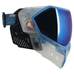 EVS Crystal SE Clair/Bleu avec lentille miroir bleue