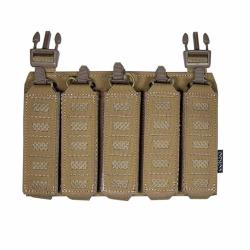 Porte chargeur frontal MP5 / MP7 MOLLE pour gilet tactique Multicam
