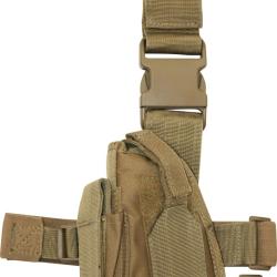 Holster de cuisse gaucher Viper Noir