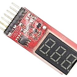 Testeur batterie LIPO 1S-6S LIPO HEAT VOLTAGE DISPLAY 1S-6S