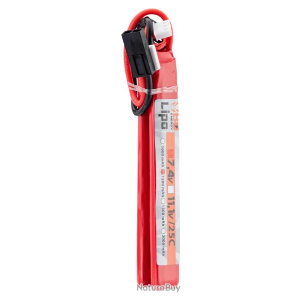 2 sticks batterie Lipo 2S 7.4V 1200mAh 25C 2 sticks - 1200mah 25C - Mini Tamyia