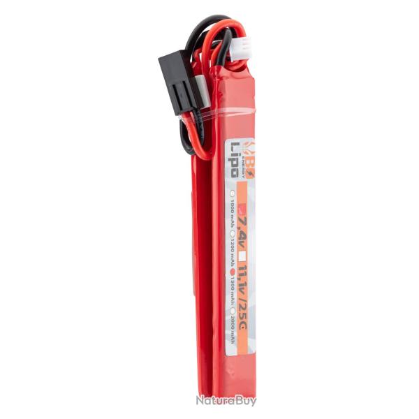 2 sticks batterie Lipo 2S 7.4V 1300mAh 25C 2 sticks - 1300mAh 25C - Mini Tamyia