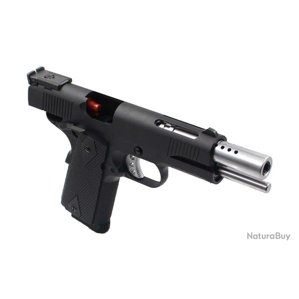 R�plique GBB 1911 NE1202 noir full metal gaz 1,0J