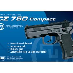 Pistolet Airsoft ASG CZ75D Compact