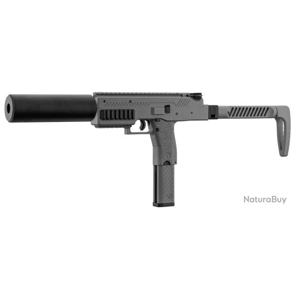 R�plique airsoft Vorsk SMG VMP-1X gris avec silencieux R�plique airsoft Vorsk SMG VMP-1X gris avec s