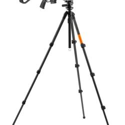 Combo Tr&eacute;pied de tir KJI K800 Carbone avec montage REAPER Rail Picatinny KJI K800 Carbone + Reaper P
