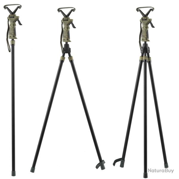 Cannes de pirsch t�lescopiques - Monopied / Bipied / Tr�pied Tr�pied 80-160 cm