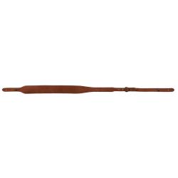 Bretelle carabine en cro&ucirc;te de cuir, boutons - Country Sellerie