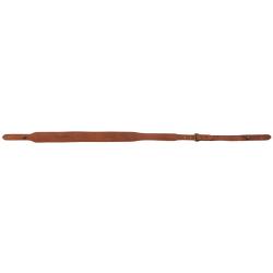 Bretelle carabine en cro&ucirc;te de cuir, boutons - Country Sellerie