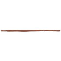 Bretelle fusil en cro&ucirc;te de cuir, boutons - Country Sellerie