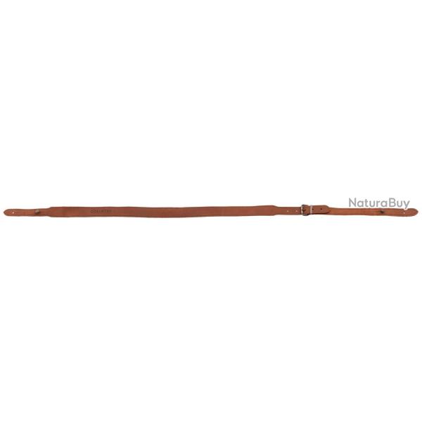 Bretelle fusil en cro�te de cuir, boutons - Country Sellerie