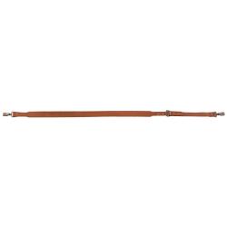 Bretelle fusil en cro&ucirc;te de cuir, mousquetons - Country Sellerie