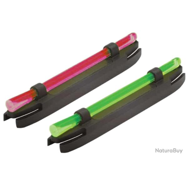 Guidon magn�tique 1 fibre bande 4,2 � 6,5 mm rouge ou vert - Hi-Viz Rouge - S200.R
