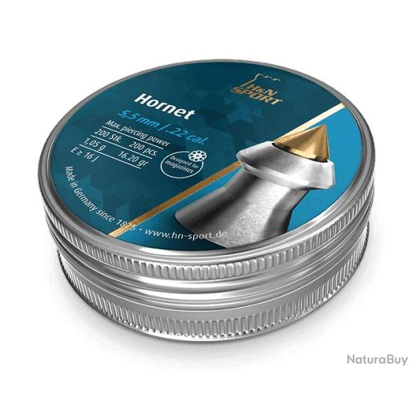 Plombs Hornet H&N Sport 4.5 & 5,5 mm Plomb Hornet cal. 5,5 mm