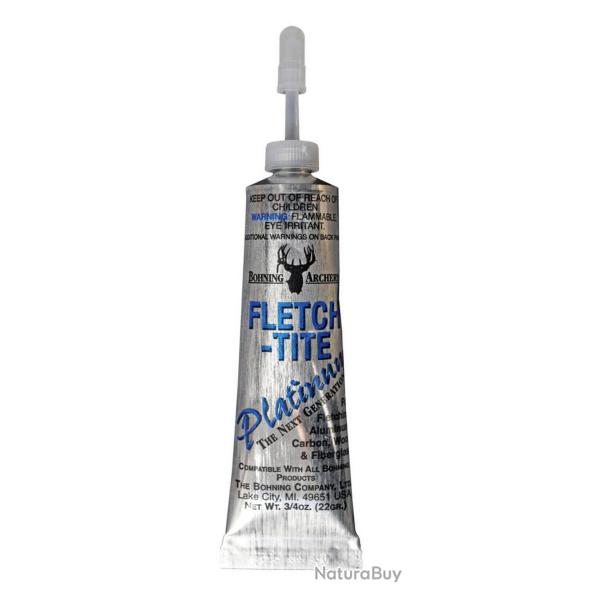 Colle Bohning Platinum Fletch-Tite 3/4 oz Colle pour archerie