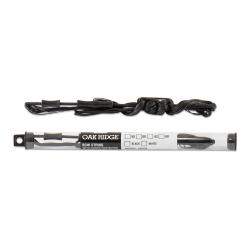 Corde noire Recurve Dacron avec Protection des Doigts 60'' - 16 brins