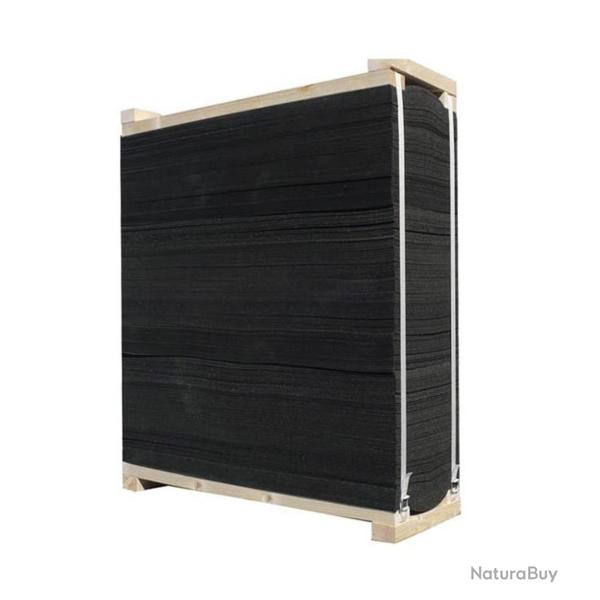 Cible en Mousse avec Cadre en Bois 60x60x30?cm Band�e Cible en mousse 60x60x30 cm