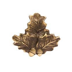 Feuille de Ch&ecirc;ne porte troph&eacute;e Petit mod&egrave;le - avec glands