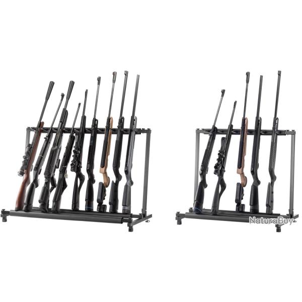 R�telier vertical en m�tal pour armes 9 armes