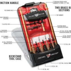 Real Avid kit de nettoyage arme de poing pro Kit de nettoyage pro pour arme de poing