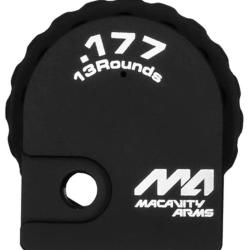 Chargeur plastique pour carabine Macavity PCP MA2 .177 / 4.5mm