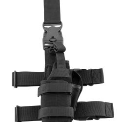 Etui tactique de cuisse en cordura Etui tactique cuisse Noir