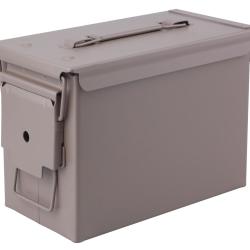 Caisse munitions M&eacute;tal cal.50 33X18X23 cm Noir
