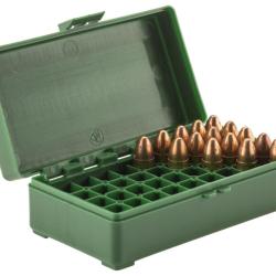 Bo&icirc;te de rangement 50 munitions cal. 9 x 19