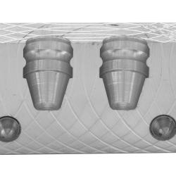 Lee Precision - Moule &agrave; balle Semi Wad Cutter double cavit&eacute; 358-140-SWC #90318