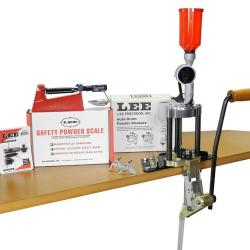 Kit presse de rechargement Lee avec tourelle 4 trous Kit de rechargement Lee #90928