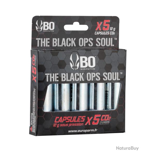 5 sparclettes 12 g de CO2 Lot de 5 Cart. CO2
