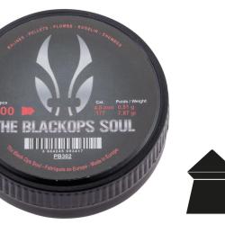 Plombs The Black Ops Soul &agrave; t&ecirc;te pointue cal. 4,5 mm
