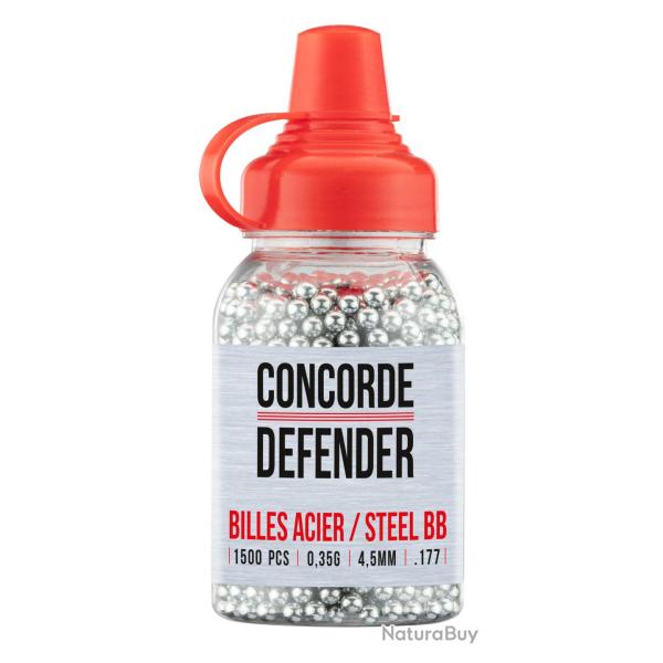 Billes acier Concorde Defender cal. 4,5 mm x 1500 Par 1500