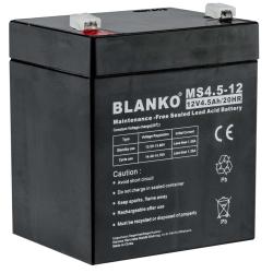 Batterie rechargeable MS4,5-12 12 volts pour agrainoir gamme feeder Batterie MS4 12 volts - 4,5 Ah