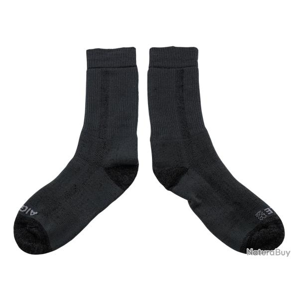 Chaussettes de randonn�e Aigle Noir P.39 au P.42 noire